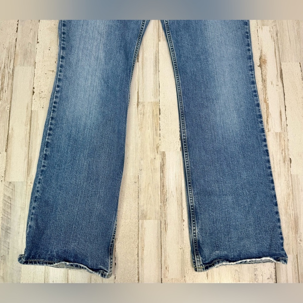 Vintage Old Navy Jeans Womens 18L Blue Mid Rise Wide Leg 38x33 Y2K Denim - Picture 3 of 10